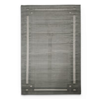 Sisal Steel Border Rug