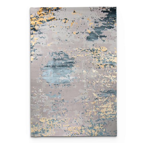 Alin Fenyric Grey Modern Area Rug