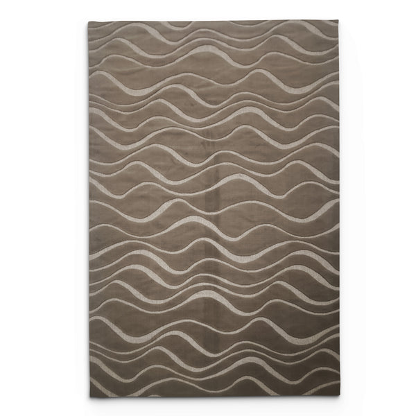 Sisal Taupe Wave Rug