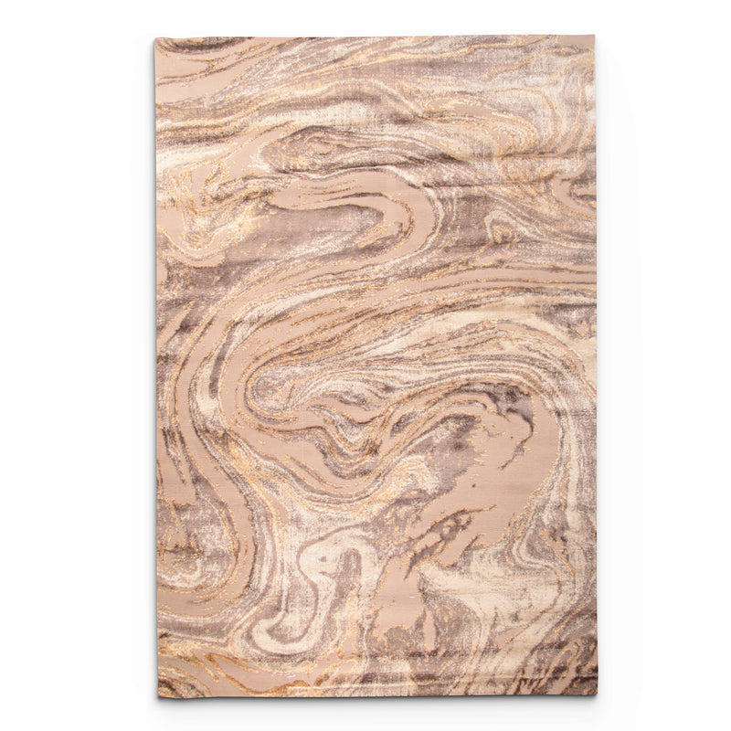 Diamond Aurivon Brown Modern Area Rug
