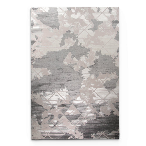 Alin Erythra Grey Modern Area Rug