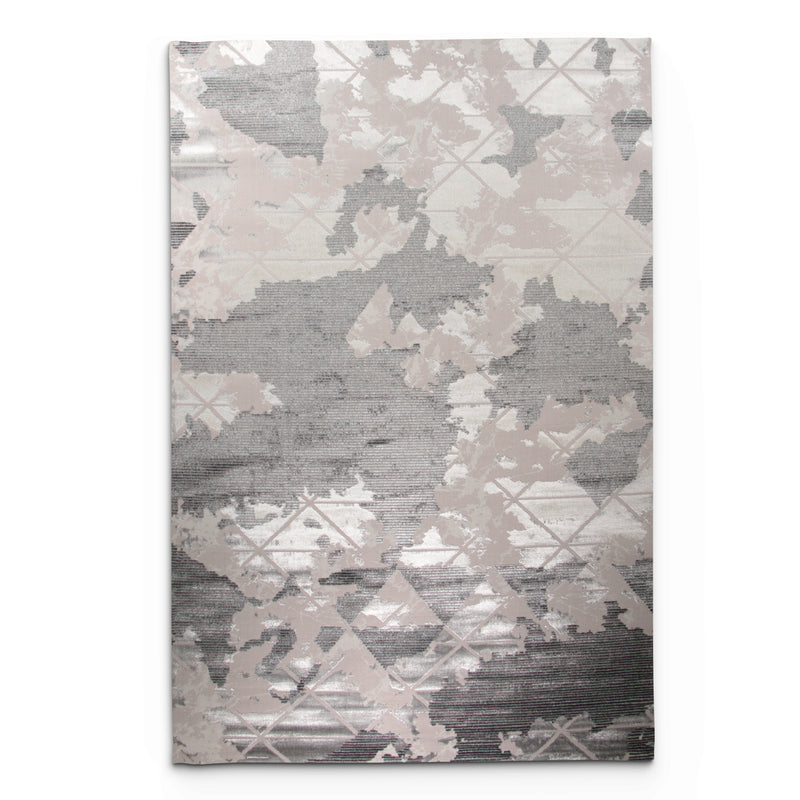 Alin Erythra Grey Modern Area Rug