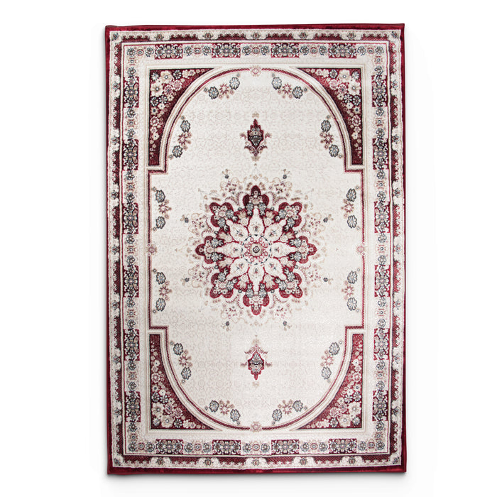 Hereke Nurvek Burgundy Rug