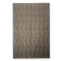 Sisal Taupe Wave Carved Rug
