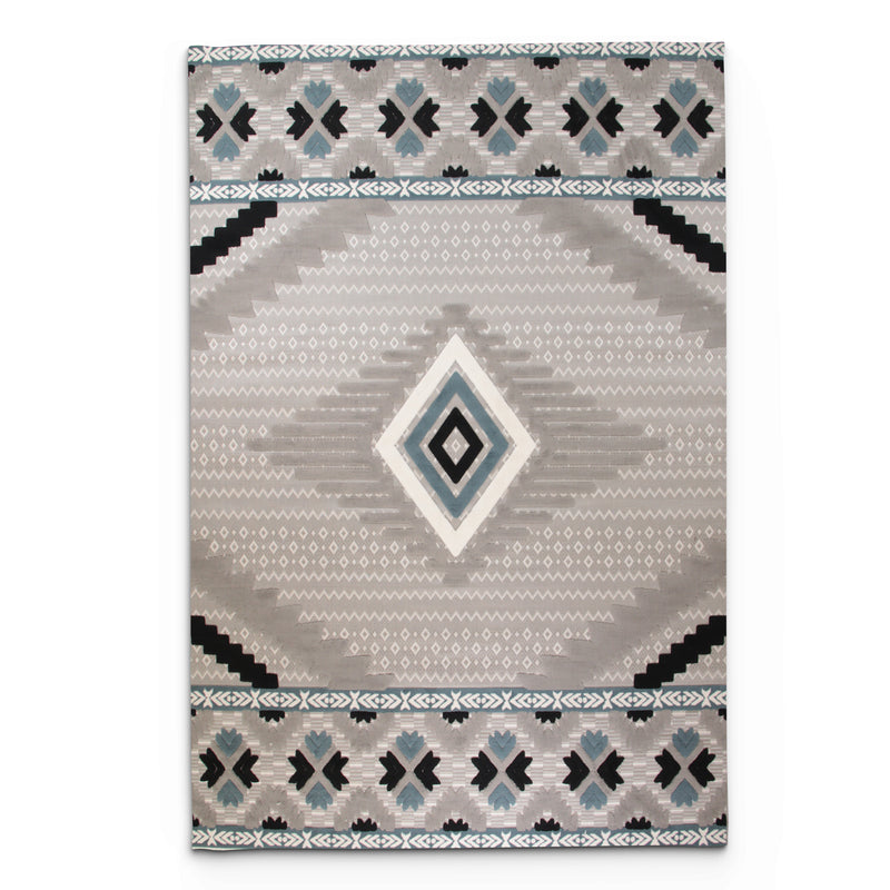 Sisal Trivona Antracite Modern Area Rug