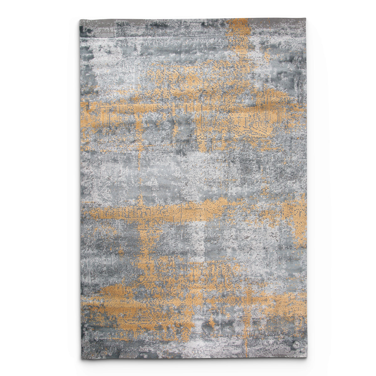 Joburg Nayru Grey Yellow Rug - Kristal Carpets