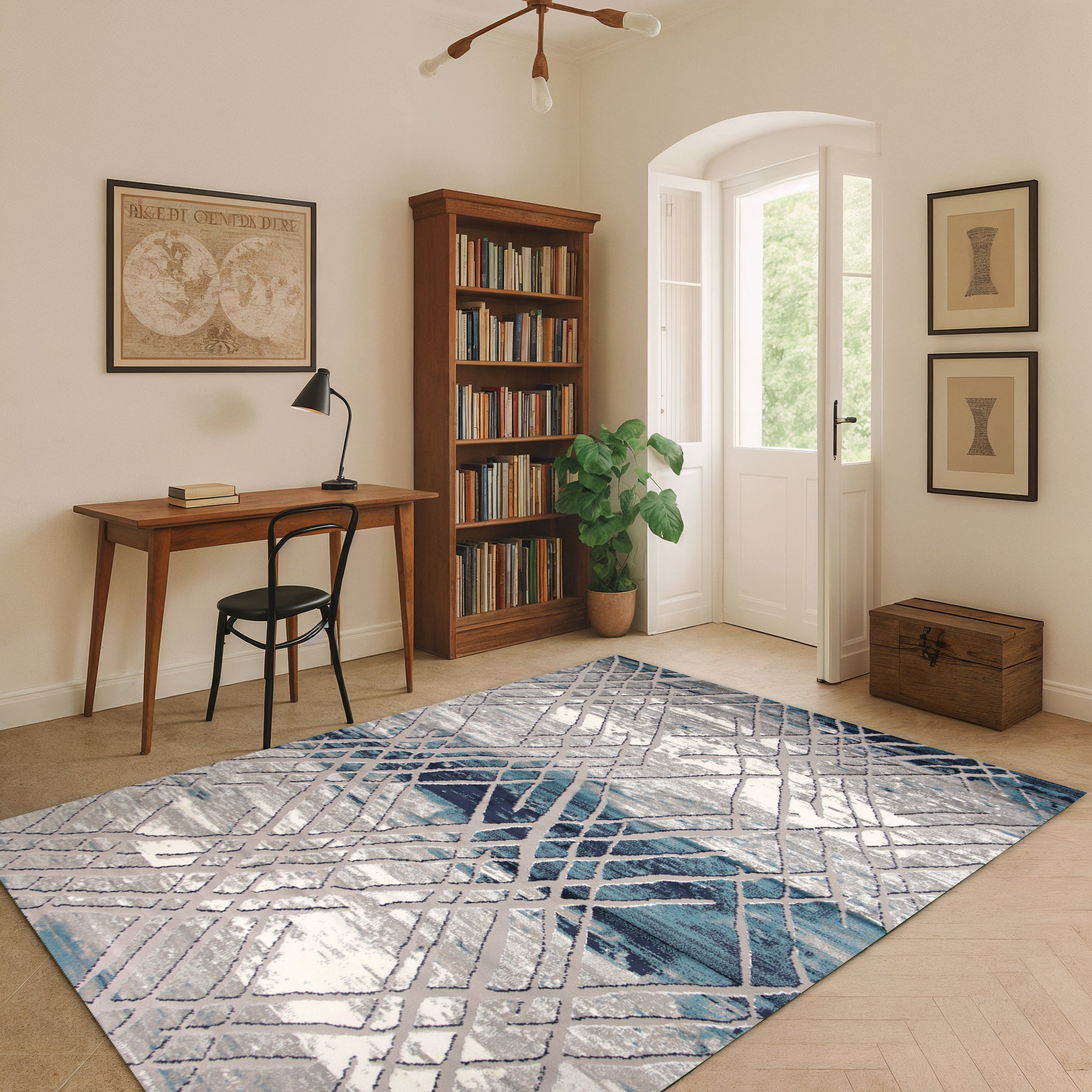 Alin Nuvrae Modern Area Rug - Kristal Carpets
