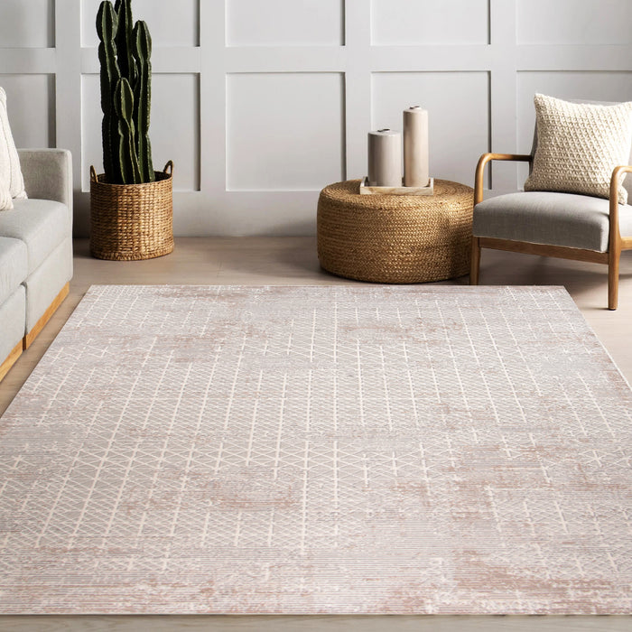 Rainbow Velustra Modern Geometric Area Rug