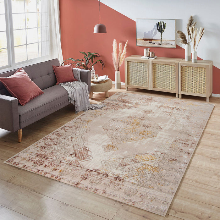 Alin Ophyraen Beige Modern Area Rug