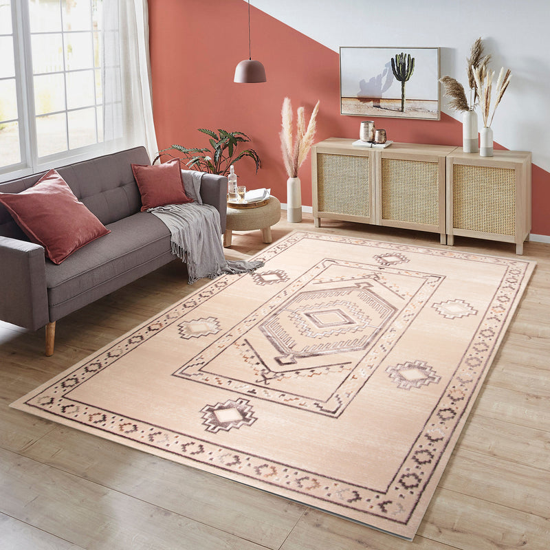 Alin Myvra Beige Modern Area Rug