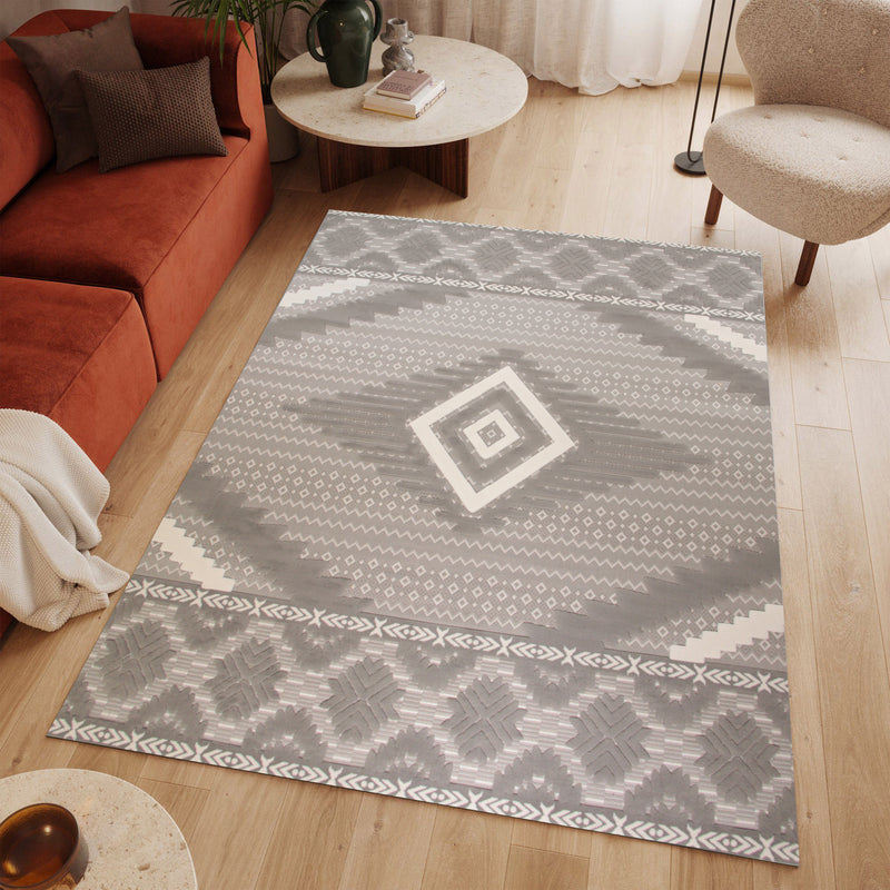 Sisal Orivex Dark Grey Modern Area Rug