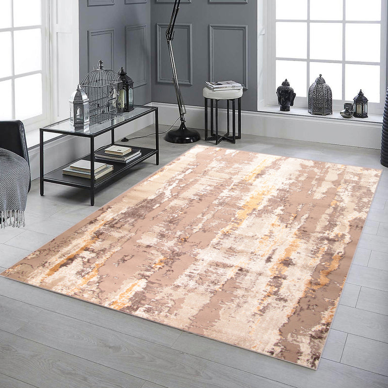 Diamond Calviera Brown Modern Area Rug