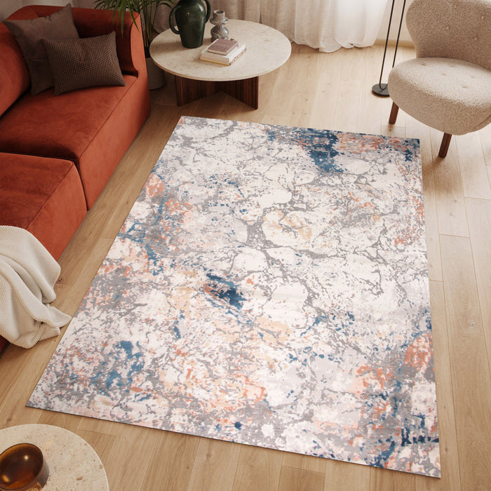 Yumosh Rug Rainbow Lunqa Cream Rug - Kristal Carpets