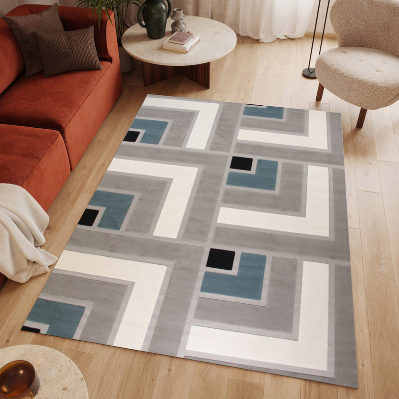 Sisal Vertuno Antracite Modern Area Rug