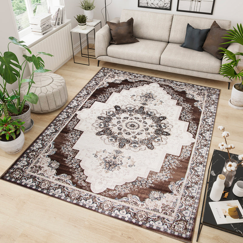 Hereke Feraz Brown Rug