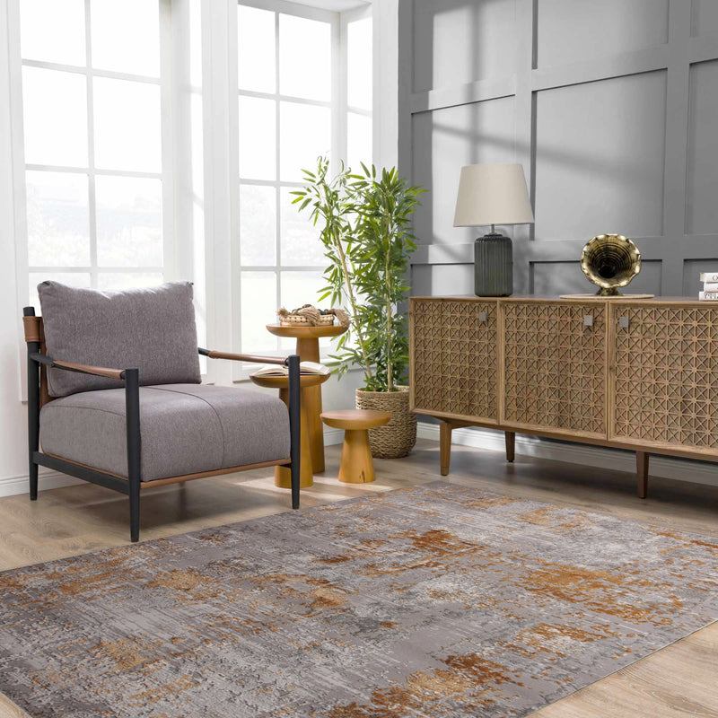 Diamond Zarex Grey Yellow Rug