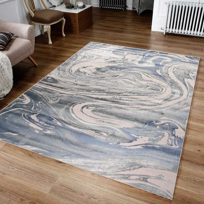 Joburg Vaylen Blue Modern Area Rug