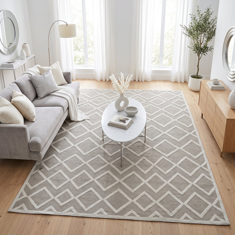 Sisal Pearl Diamond Rug