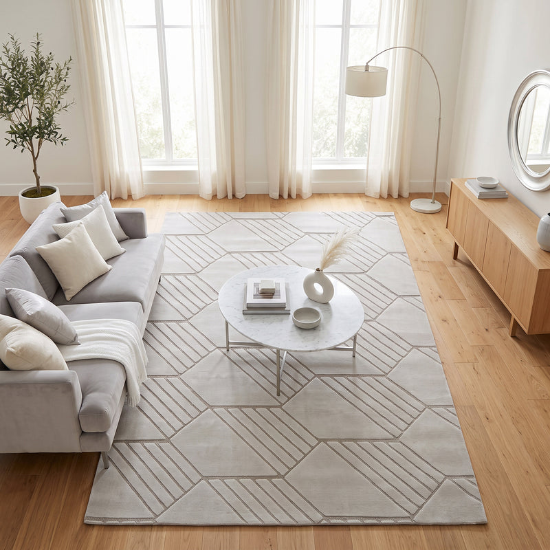 Sisal Pearl Hex Rug