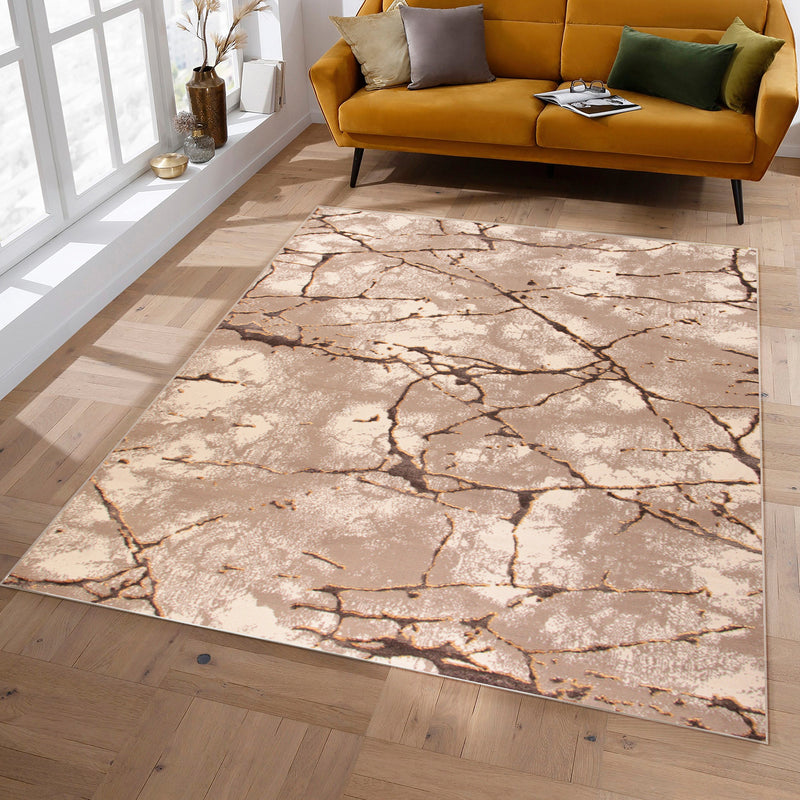 Diamond Corvielle Brown Modern Area Rug