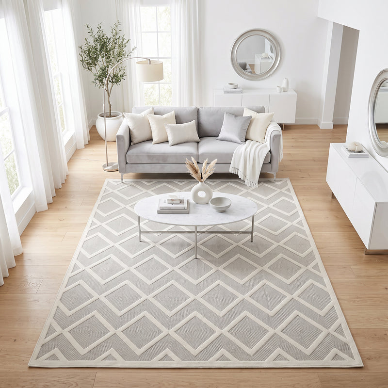 Sisal Diamond Trellis Rug