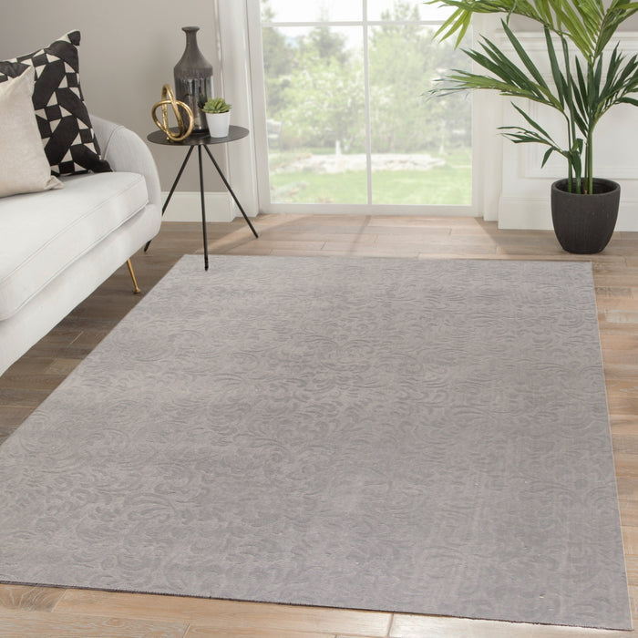 Royal Barcelona Flower Antracite Rug