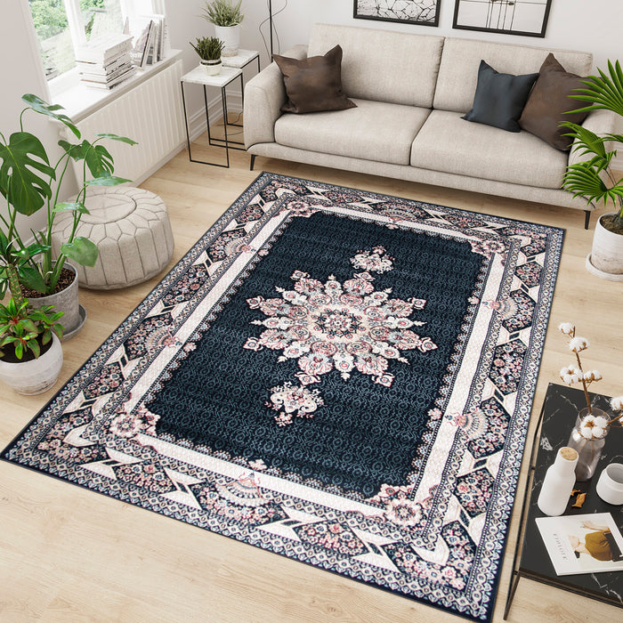 Hereke Meriva Navy Rug