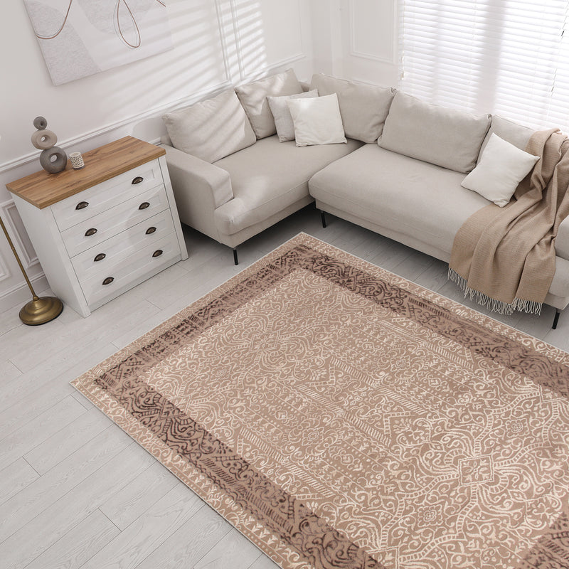 Joburg Naledi Brown Modern Area Rug