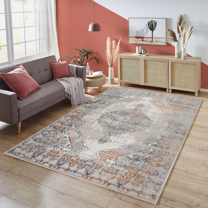 Alin Velunor Beige Modern Area Rug
