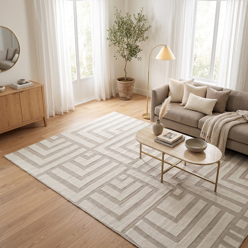 Sisal Maze Ivory Rug