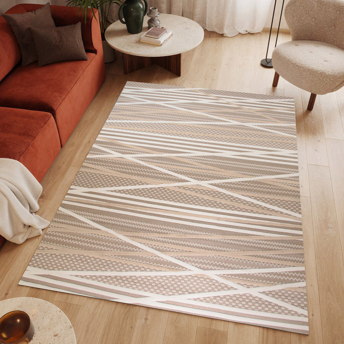 Sisal Quilora Dark Beige Modern Area Rug