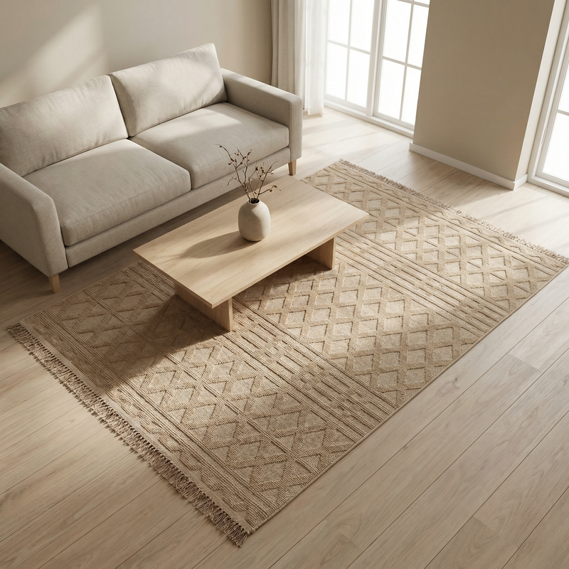 Jute Sandel Rug