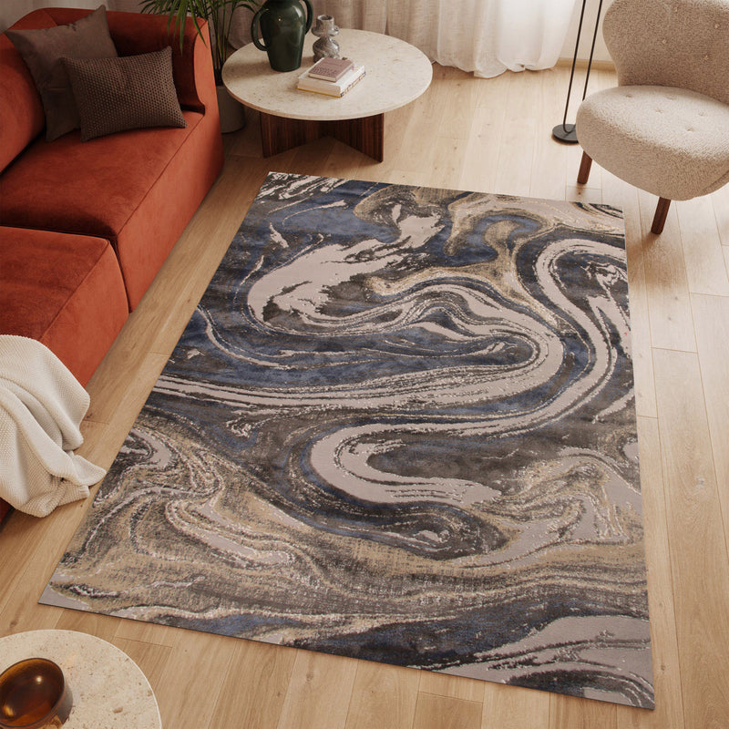 Diamond Blue Rug - C1764