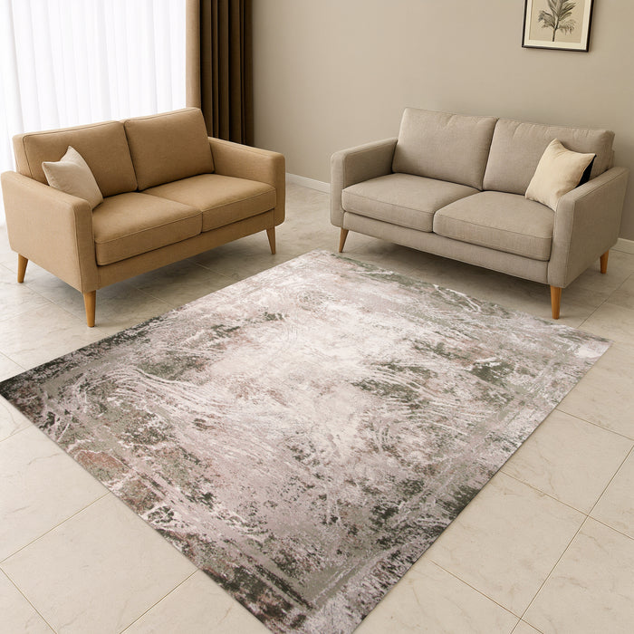 Merry Blyno Cream Green Rug
