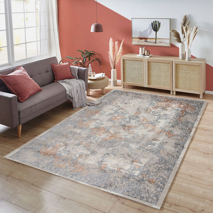 Alin Zorvyn Grey Modern Area Rug