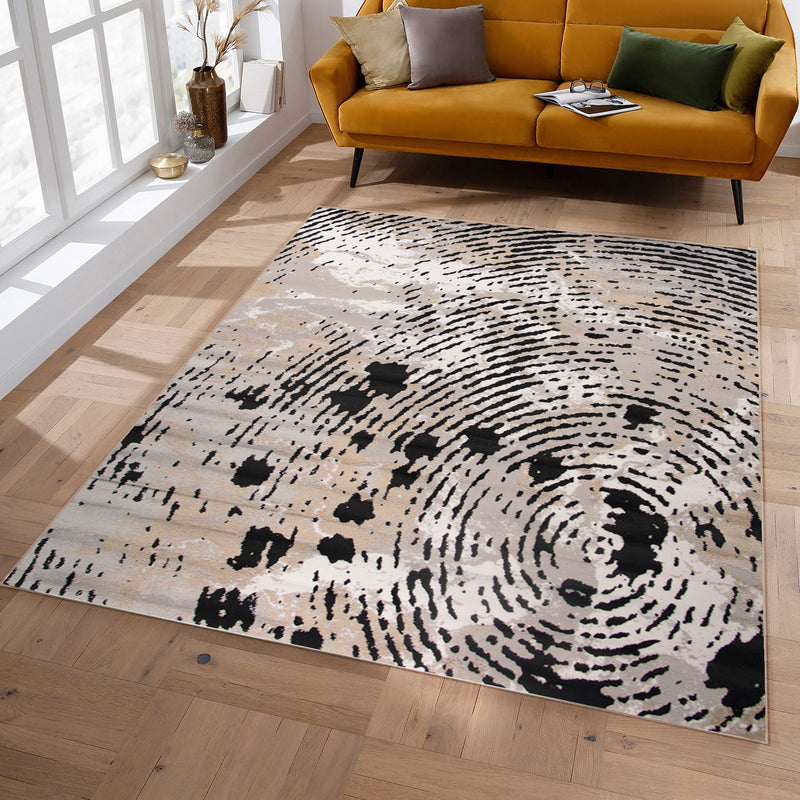 Diamond Dorell Black Rug
