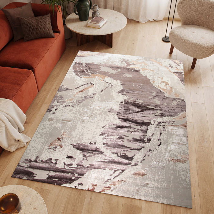 Alin Cynthera Beige Modern Area Rug