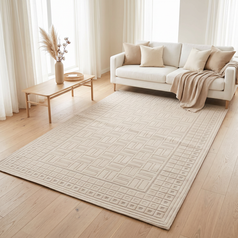 Sisal Maze Beige Rug