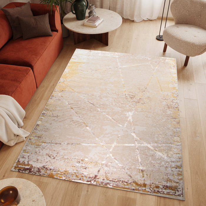Alin Nuvyrel Beige Modern Area Rug
