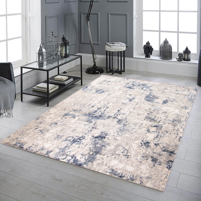 Diamond Zynelle Grey Modern Area Rug