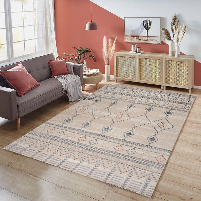 Alin Draelis Beige Modern Area Rug