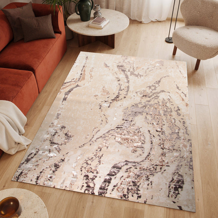 Alin Lumyric Beige Modern Area Rug