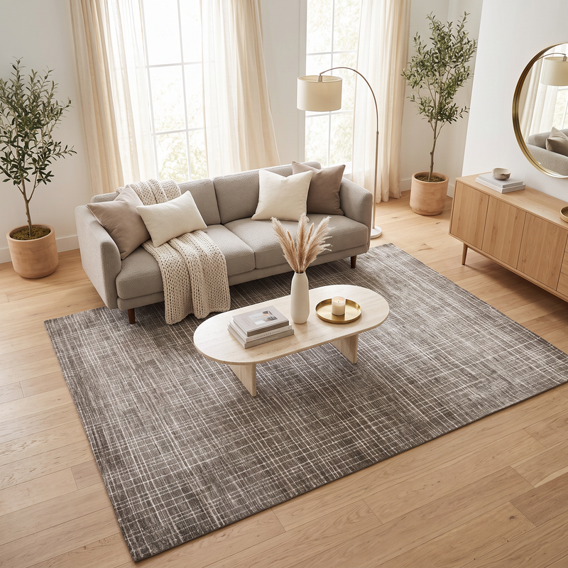 Dejavu Grid Weave Rug