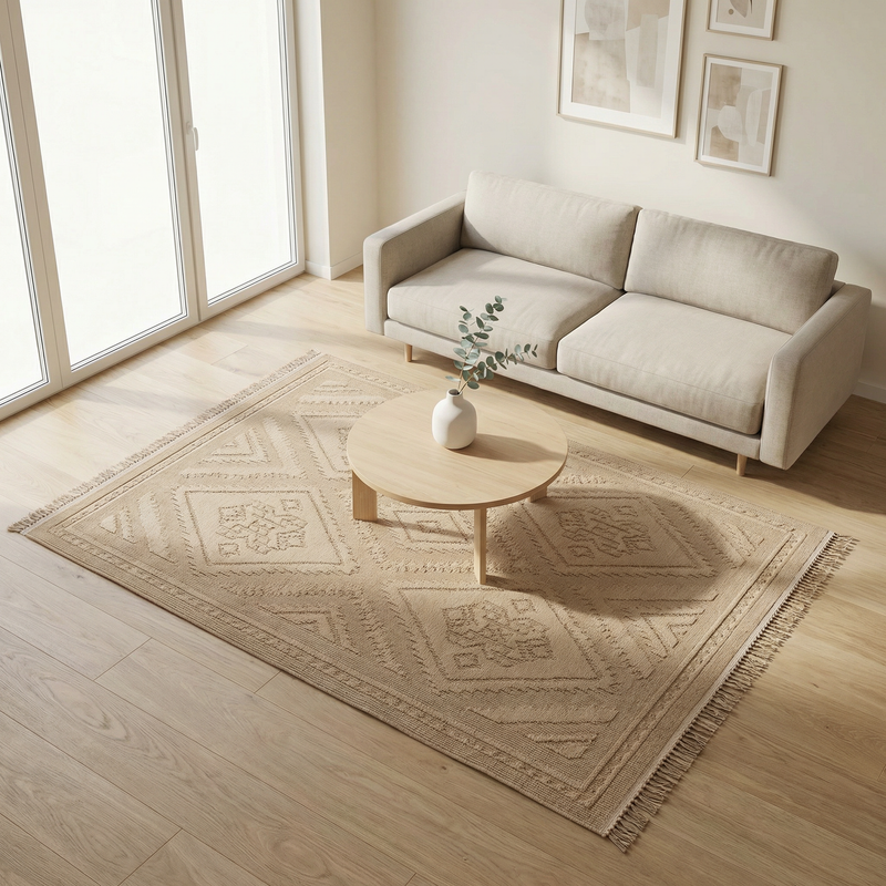 Jute Rooten Rug