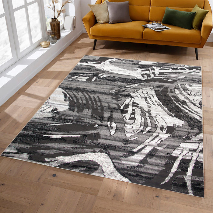 Alin Nyvara Antracite Grey Rug