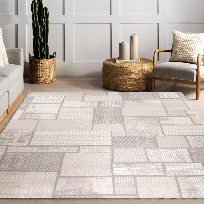 Rainbow Aurevia Modern Geometric Area Rug