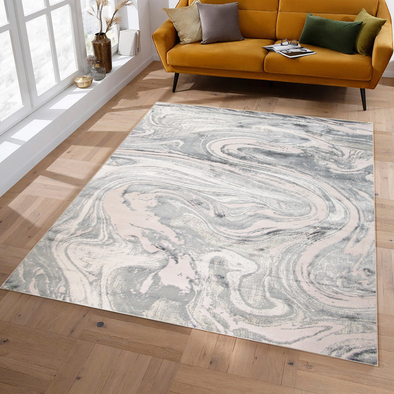 Joburg Mureza Grey Modern Area Rug