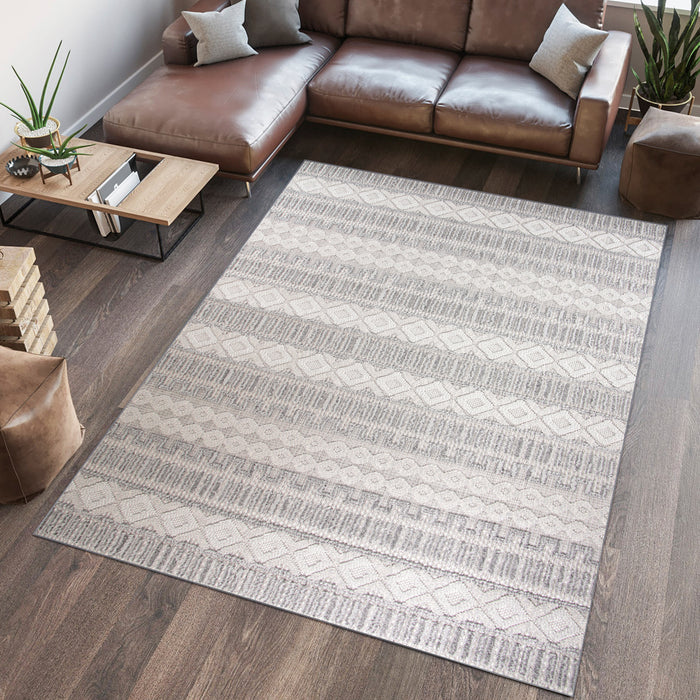 Jute Sahara Weave Grey Rug