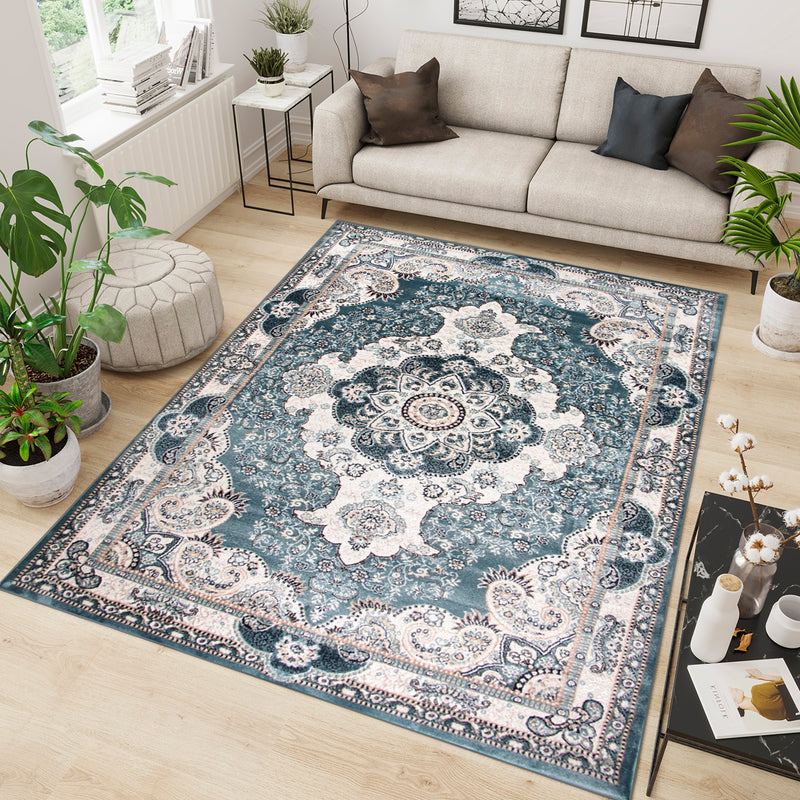 Hereke Cavren Blue Rug