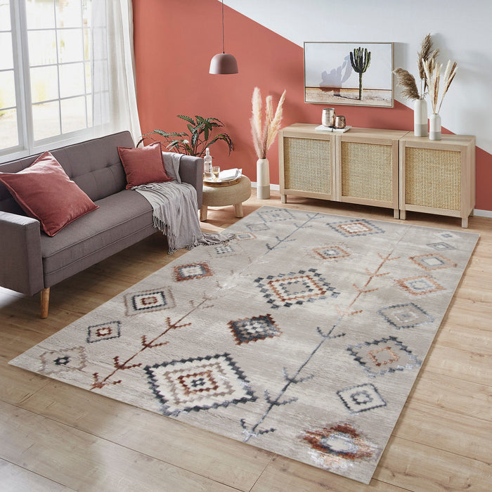 Alin Virion Beige Modern Area Rug